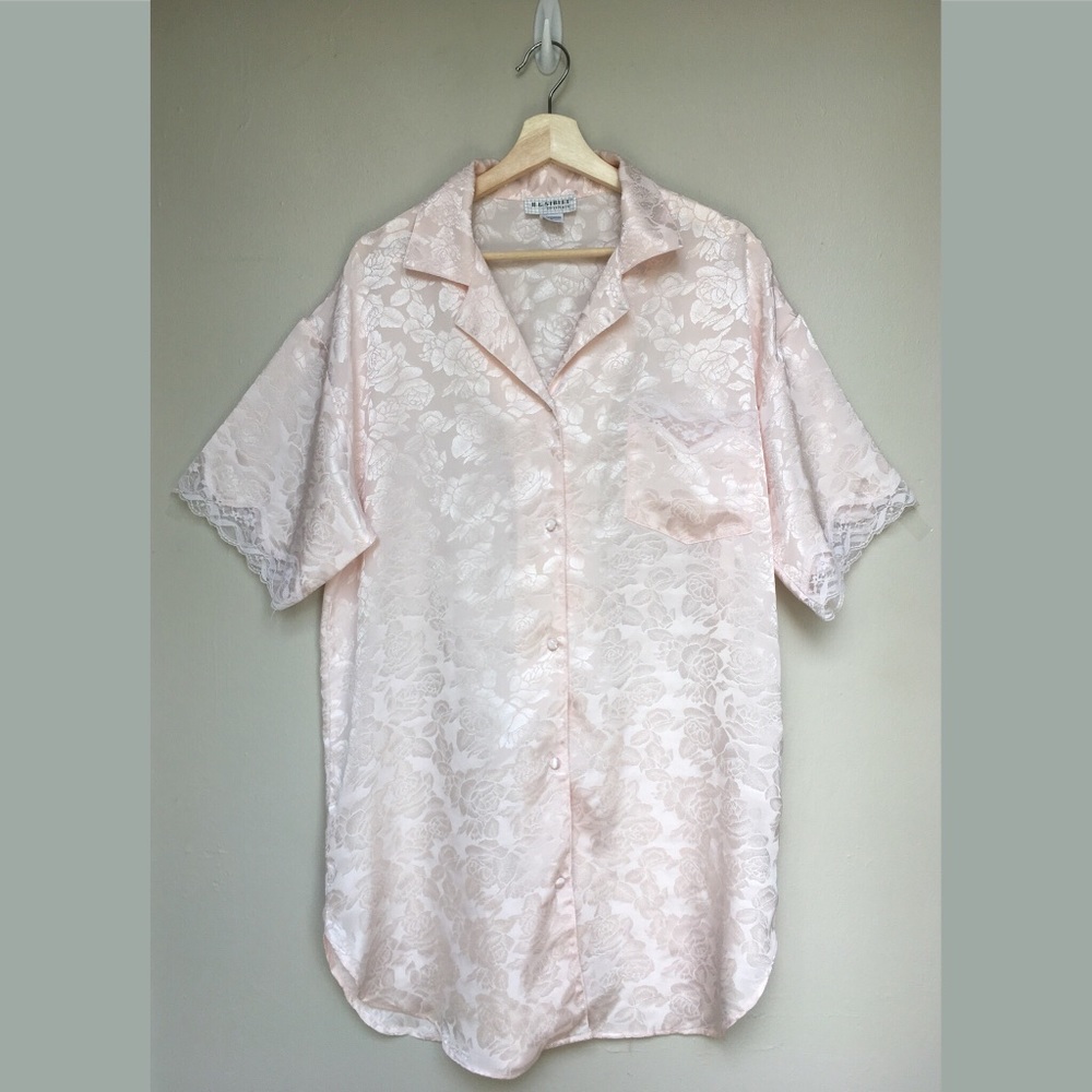 B.G. Street ~ vintage floral patterned night gown